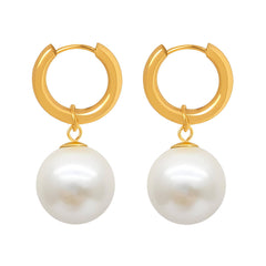 Aurora Pearl Hoops