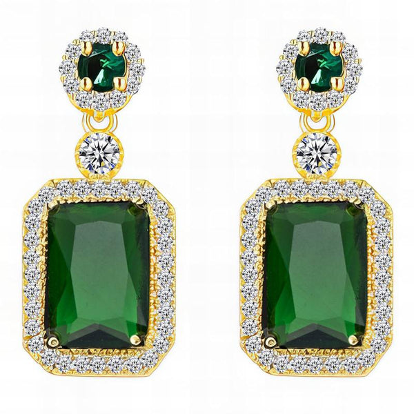  Emerald Radiance Earrings 