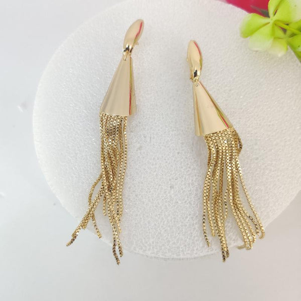 Golden Cascade Earrings