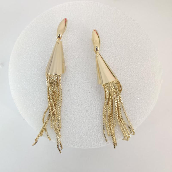 Golden Cascade Earrings