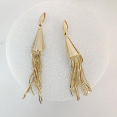 Golden Cascade Earrings