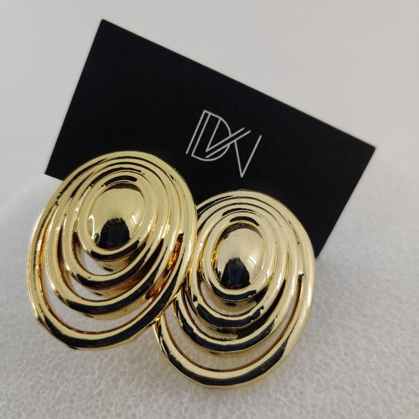 Golden Ripple Studs