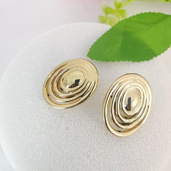 Golden Ripple Studs