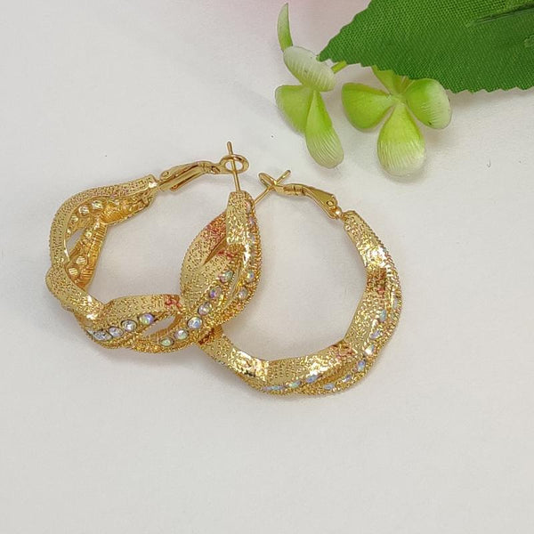 Opulent Twist Hoops