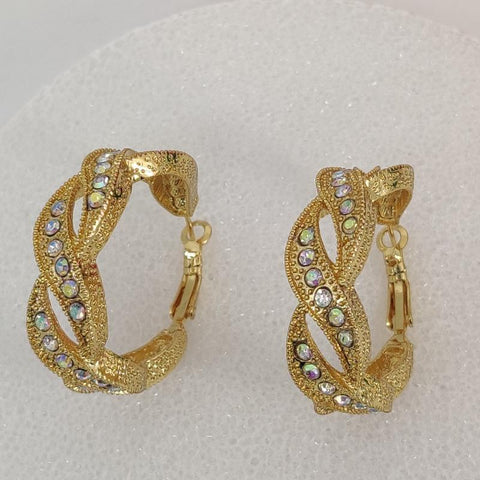 Opulent Twist Hoops