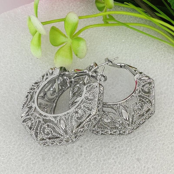 Ornate Filigree Hoops