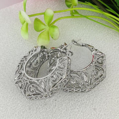 Ornate Filigree Hoops