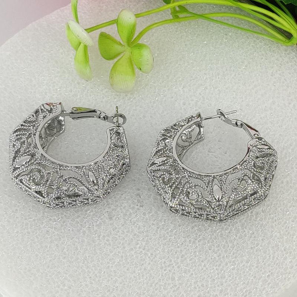 Ornate Filigree Hoops