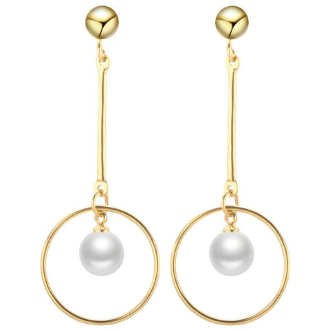 Pearl Orbit Earrings