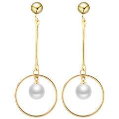 Pearl Orbit Earrings