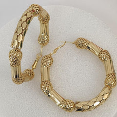 Segmented Luxe Hoops