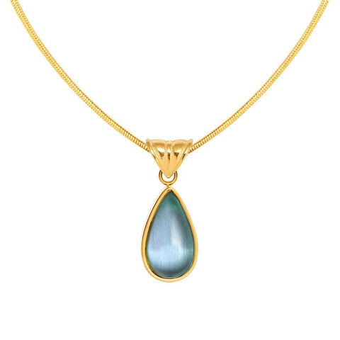 Teardrop Radiance Pendant Necklace