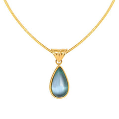 Teardrop Radiance Pendant Necklace